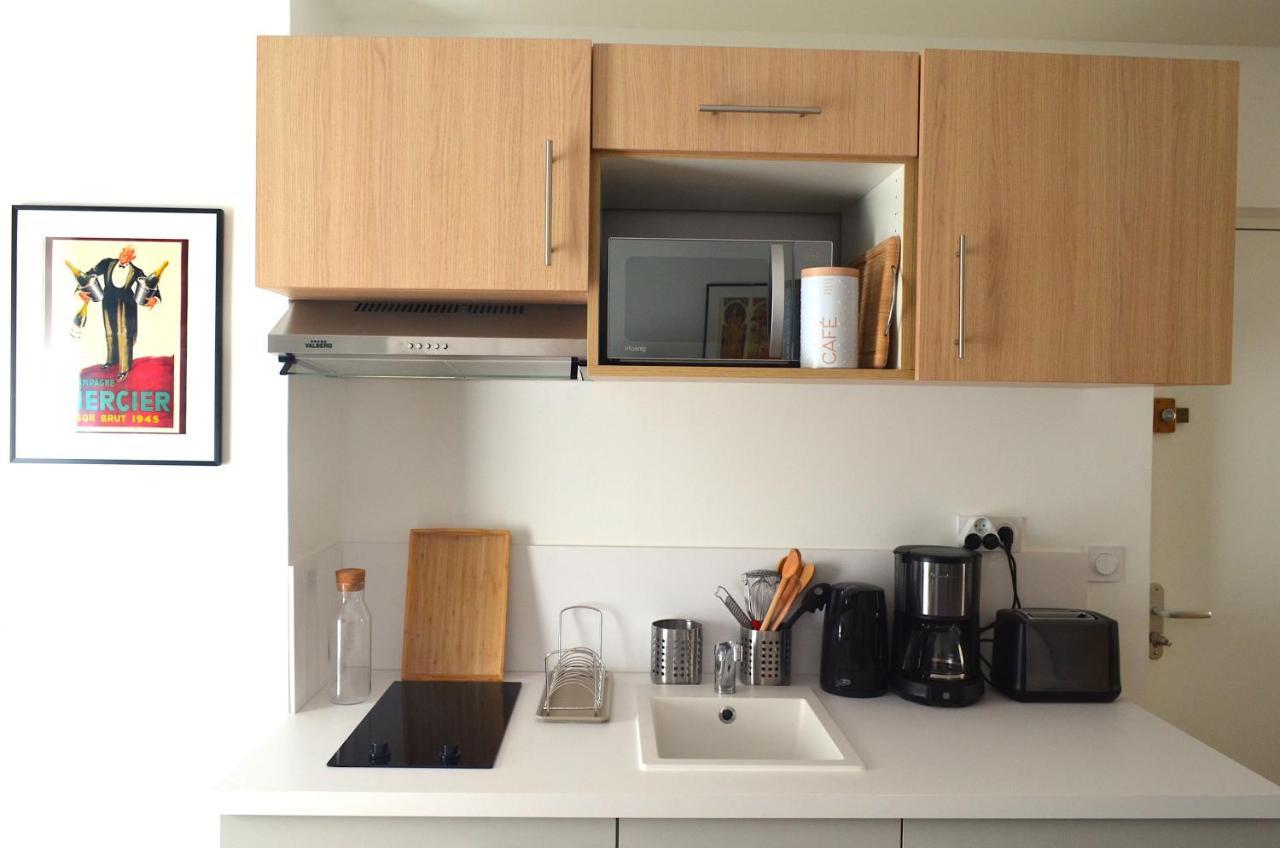 Le Petit Meslier, 15 Min Cathedrale - Old Town Apartment แร็งส์ ภายนอก รูปภาพ